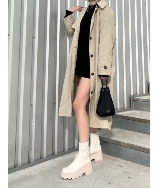 「R&E」 ショートブーツ S ブラック レディース_画像7