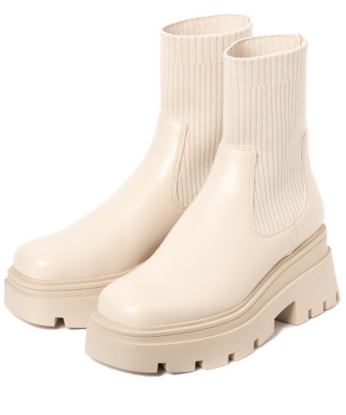 「R&E」 ショートブーツ S ブラック レディース_画像8