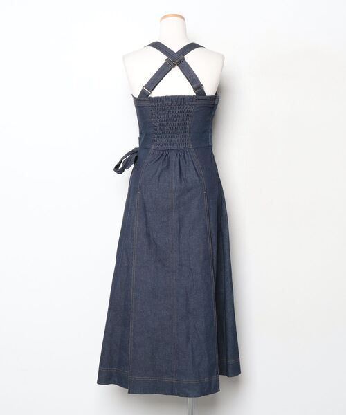 「LILY BROWN」 サロペットスカート 0 ネイビー レディース_画像2