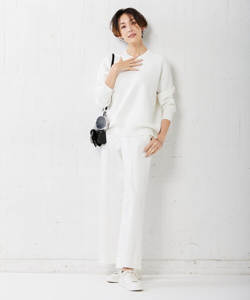 「ICB」 長袖ニット LARGE ブラック レディース_画像2