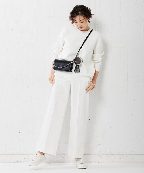 「ICB」 長袖ニット LARGE ブラック レディース_画像3