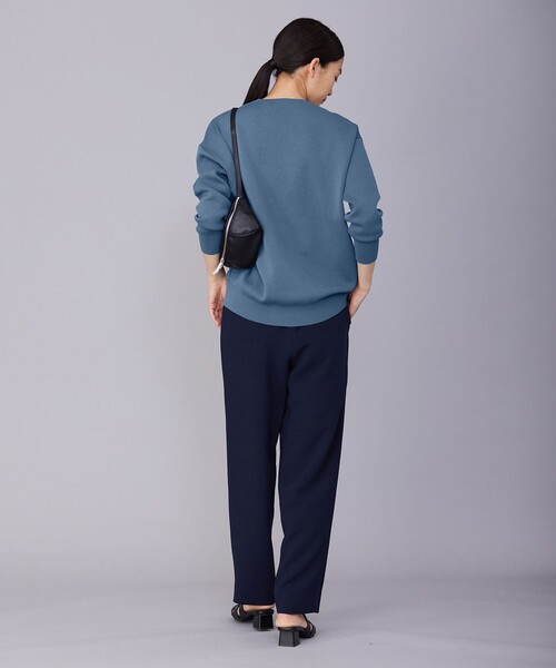 「ICB」 長袖ニット LARGE ブラック レディース_画像8