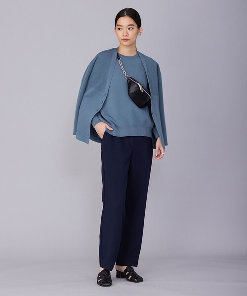 「ICB」 長袖ニット LARGE ブラック レディース_画像9