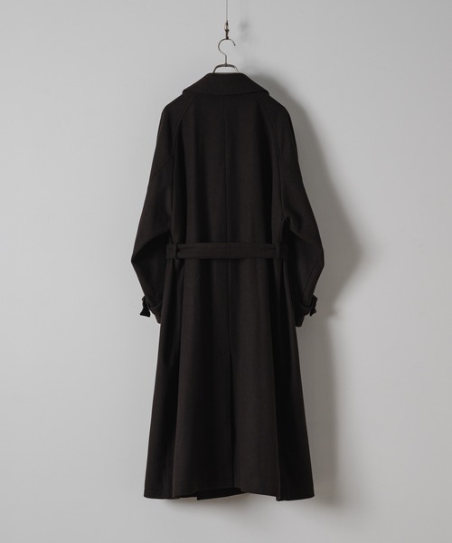 「Casper John」 ステンカラーコート SMALL ブラック メンズ_画像6