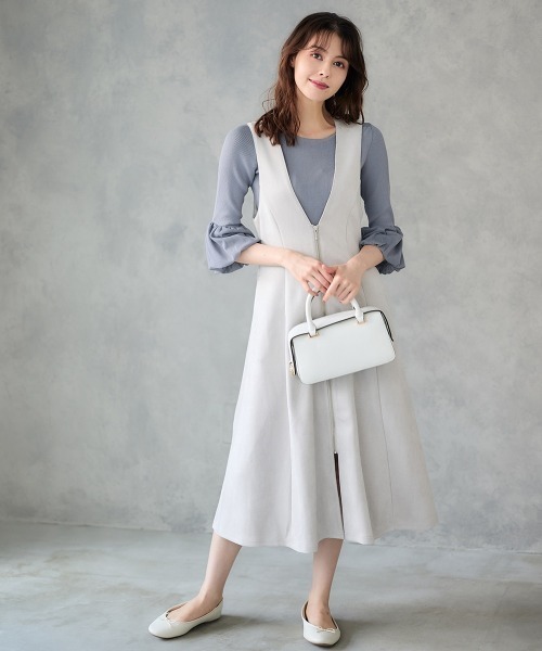 「12Twelve Agenda」 サロペットスカート M ブラウン レディース_画像4