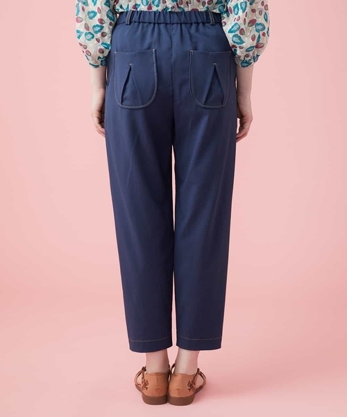 「Jocomomola」 パンツ 42 ネイビー レディース_画像3