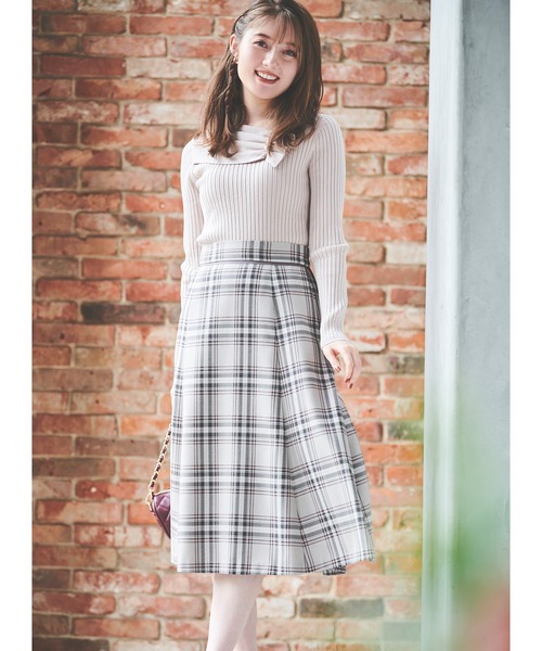 「LAISSE PASSE」 長袖ニット MEDIUM ワイン レディース_画像3