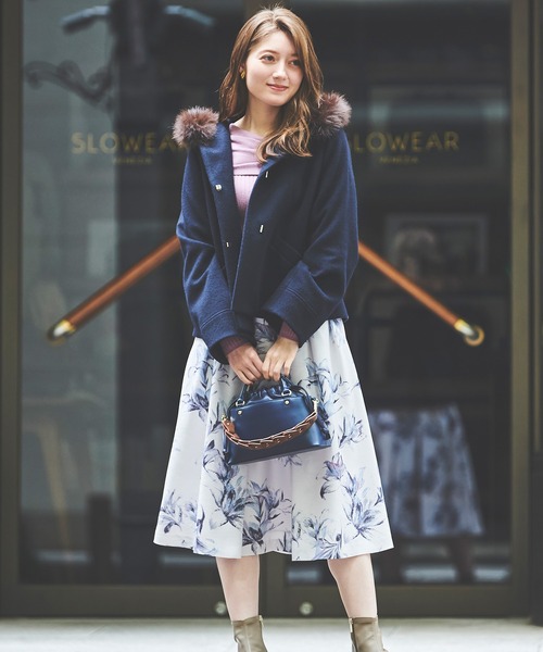 「LAISSE PASSE」 長袖ニット MEDIUM ワイン レディース_画像7