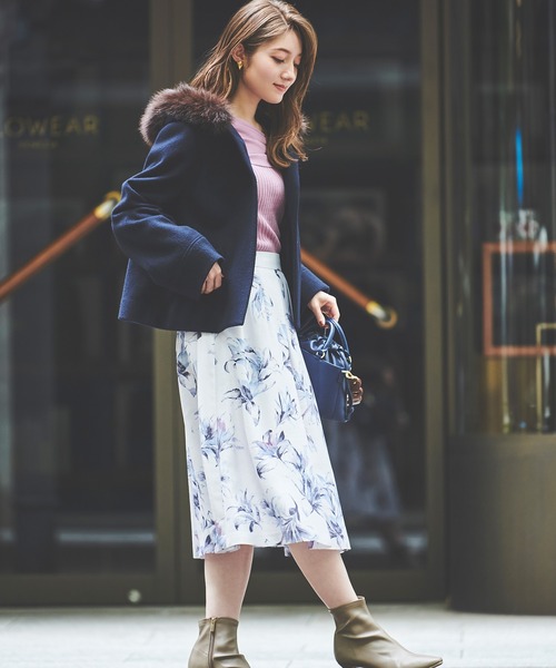 「LAISSE PASSE」 長袖ニット MEDIUM ワイン レディース_画像8