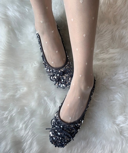 「SHEPP」 フラットパンプス 40 シルバー レディース_画像5