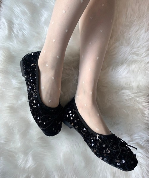 「SHEPP」 フラットパンプス 40 シルバー レディース_画像6