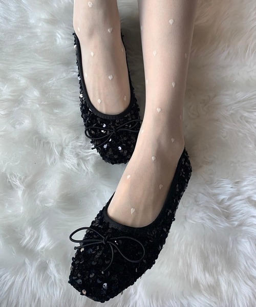 「SHEPP」 フラットパンプス 40 シルバー レディース_画像8