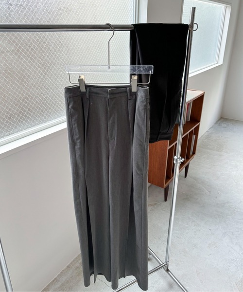 「feepur」 スラックス SMALL グレー レディース_画像2