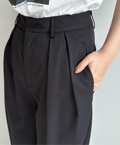 「feepur」 スラックス SMALL グレー レディース_画像4