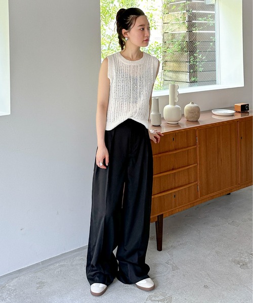 「feepur」 スラックス SMALL グレー レディース_画像6