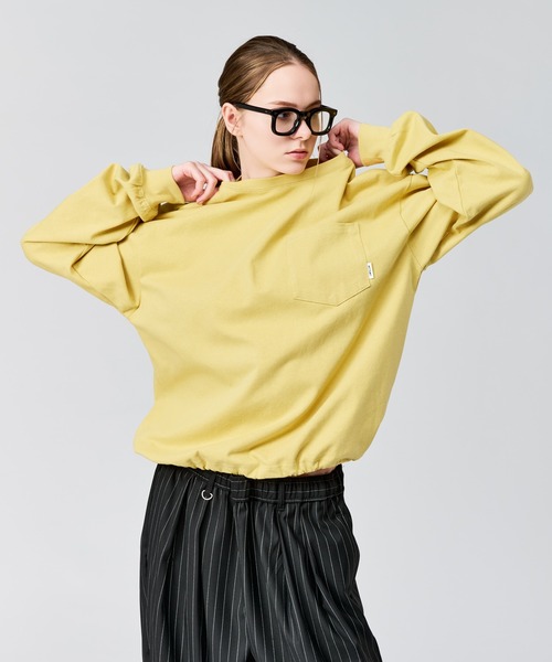 WETTEMPT tシャツ BASIC DRAWSTRING L/S TEE / ベーシックドローコード