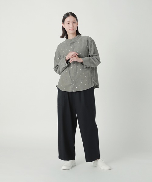 Plantation（プランテーション） パンツ ウールフラノストレッチ
