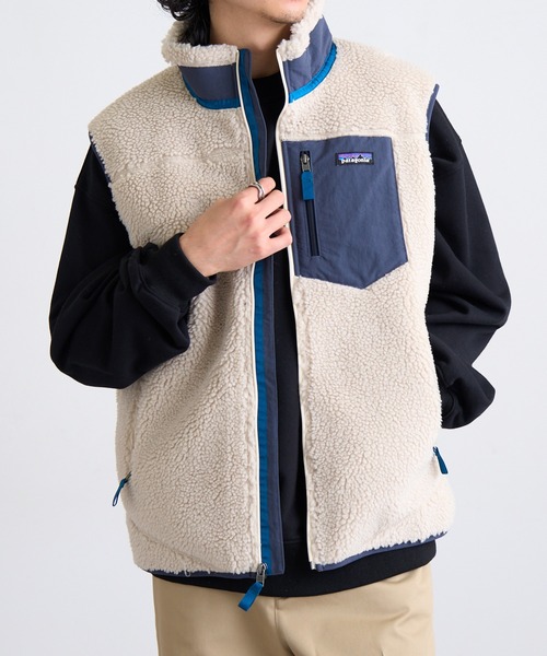 「patagonia」 ベスト M ベージュ メンズの画像