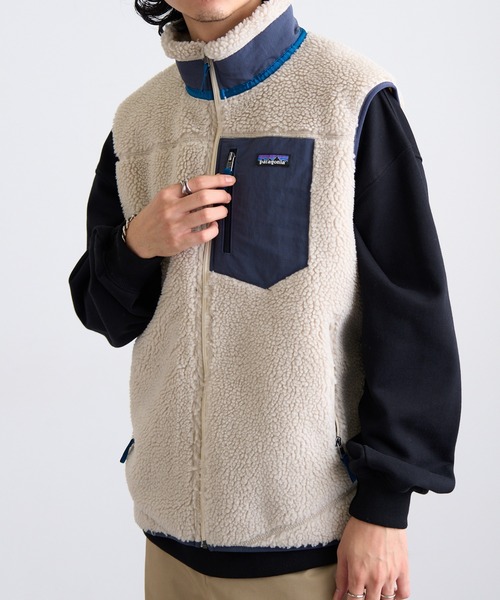 「patagonia」 ベスト M ベージュ メンズの画像