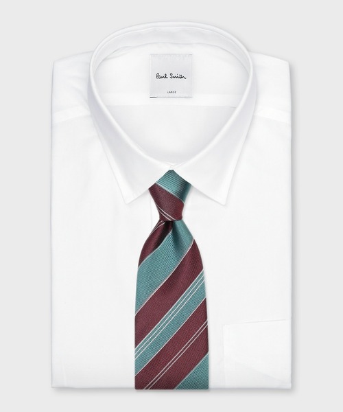 Paul Smith（ポール・スミス） ネクタイ ワイドパネルストライプ タイ