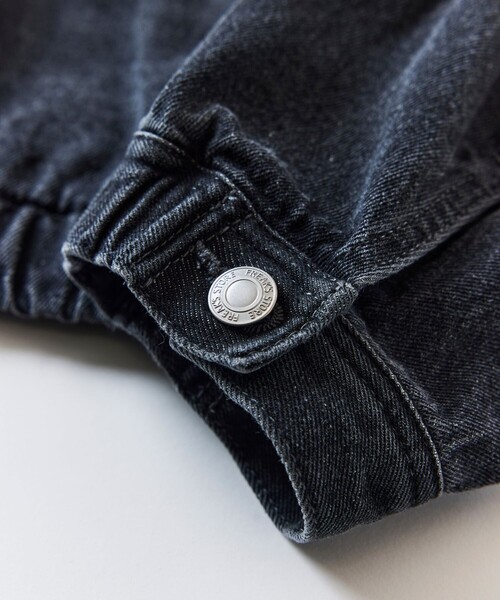 「FREAK'S STORE」 デニムジャケット SMALL ブラック メンズ_画像7
