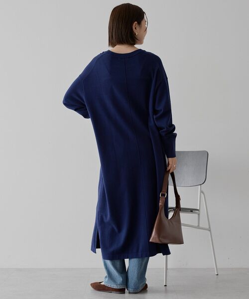 「AMERICAN HOLIC」 長袖ワンピース L ブラック レディース_画像5