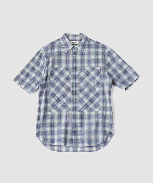 DAIRIKU（ダイリク） シャツ ”Cotton Check”W-PKT Dress H-S Sh メンズ