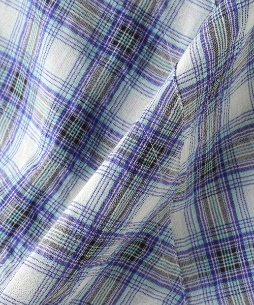 DAIRIKU（ダイリク） シャツ 半袖 ”Cotton Check”W-PKT Dress H-S Sh