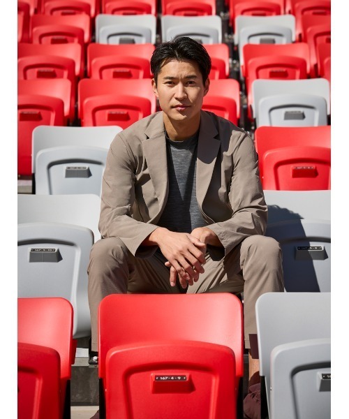 ジャケット テーラードジャケット 「Mizuno | AOURE」DYNAMOTION FIT SETUP JACKET メンズの画像
