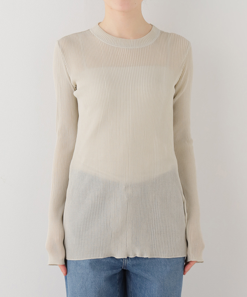 raspail（ラスパイユ） tシャツ 「Raspail/ラスパイユ」Sheer T-Shirt