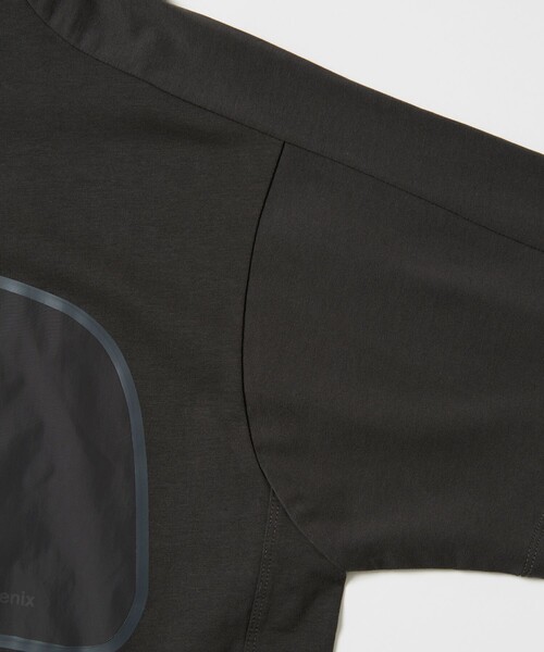 「+phenix」 半袖Tシャツ MEDIUM チャコールグレー メンズ_画像6