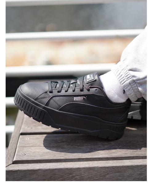 PUMA（プーマ） ローカットスニーカー 24.0cm ブラック レディース 