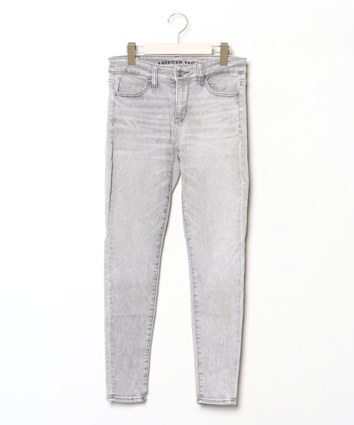 American Eagle（アメリカンイーグル） スキニーデニムパンツ 4 グレー
