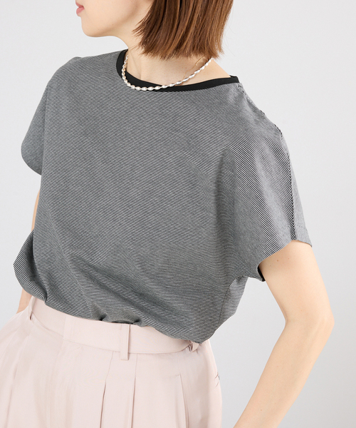 IENA（イエナ） tシャツ ATON/エイトン SUVIN 60/2 CAP SLEEVE Tシャツ