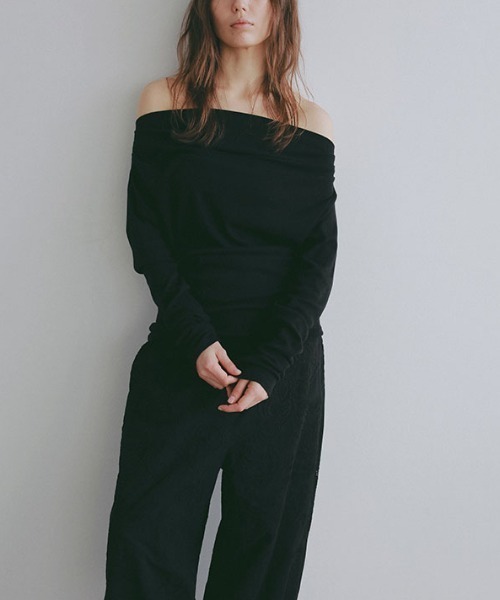 ETRE TOKYO（エトレトウキョウ） tシャツ ワンショルダードレーププル