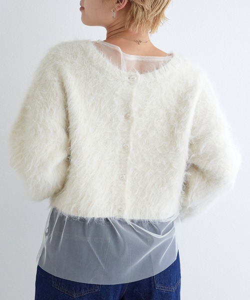 「w closet」 長袖ブラウス FREE ベージュ レディース_画像9