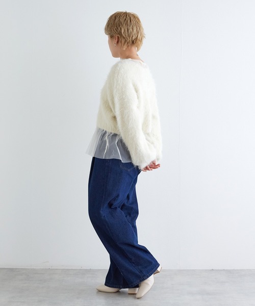 「w closet」 長袖ブラウス FREE ベージュ レディース_画像10