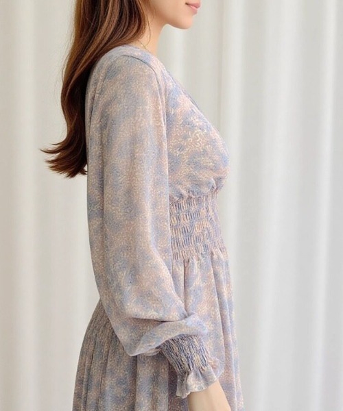 「cammie」 長袖ワンピース L ピンク レディース_画像5