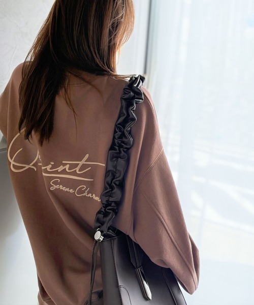 「classicalelf」 スウェットカットソー MEDIUM チャコール レディース_画像9