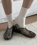 サンダル メッシュジェリーシューズ レディースの詳細画像3
