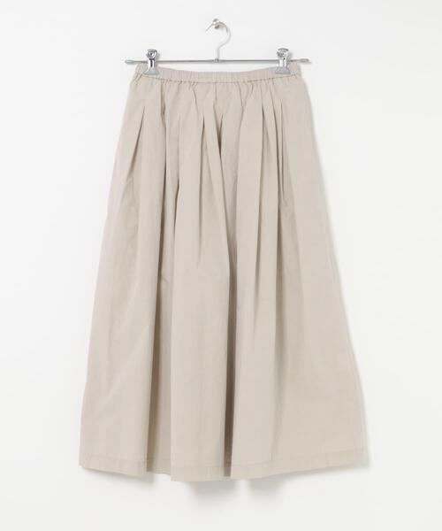 美品　かぐれ　 コットンシルク　タックスカート ギャザースカート アイボリー　F かぐれ ロング スカート コットンタックスカート : ZOZOTOWN Yahoo!店