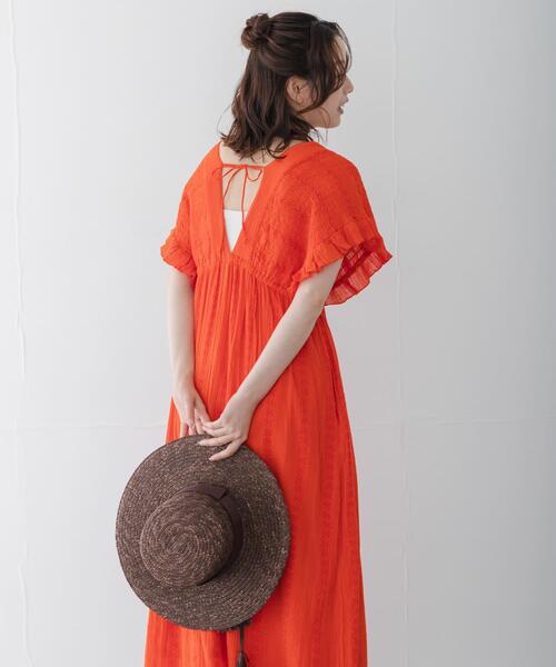 新品タグ付き　楊柳ドビーシャーリングワンピース　アーバンリサーチサニーレーベル URBAN RESEARCH Sonny Label ワンピース 楊柳ドビーシャーリング