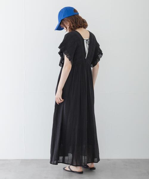 URBAN RESEARCH Sonny Label ワンピース 楊柳ドビーシャーリング