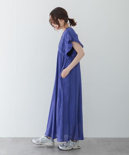 新品タグ付き　楊柳ドビーシャーリングワンピース　アーバンリサーチサニーレーベル URBAN RESEARCH Sonny Label ワンピース 楊柳ドビーシャーリング