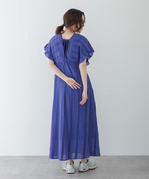 URBAN RESEARCH Sonny Label ワンピース 楊柳ドビーシャーリング
