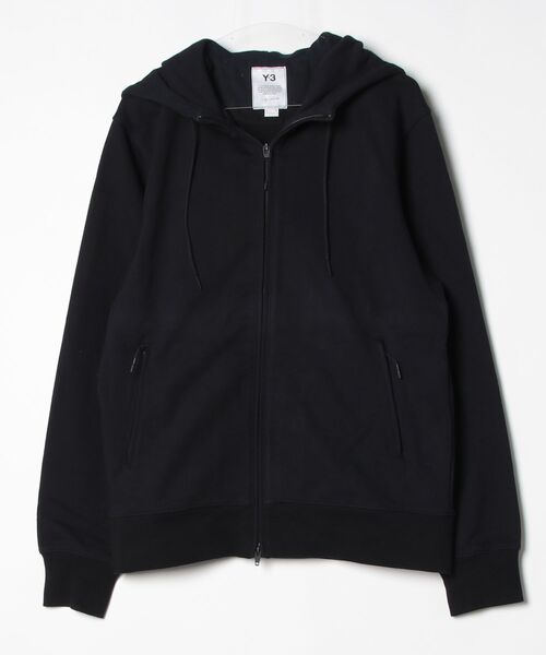 Y-3 「Y-3」 ジップアップパーカー LARGE ブラック メンズ : ZOZOTOWN