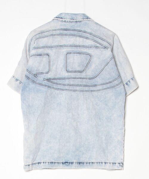DIESEL（ディーゼル） 半袖シャツ SMALL インディゴブルー メンズ 