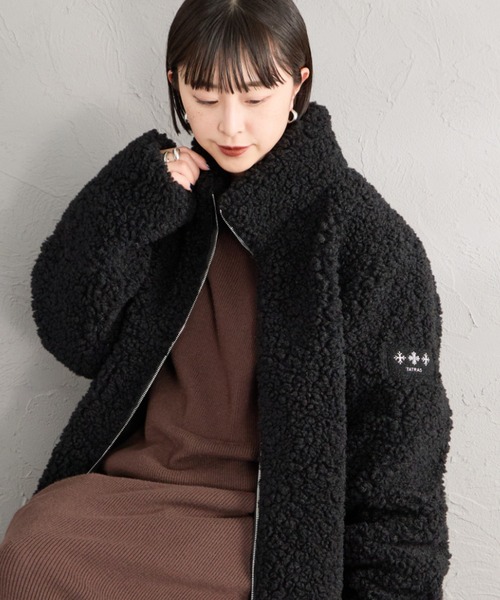 TATRAS（タトラス） もこもこ ブルゾン アウター ボア 厚手 「WEB先行