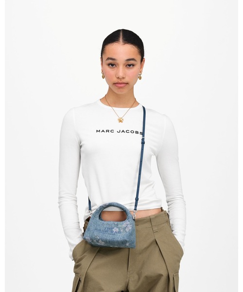 MARC JACOBS デニム ショルダーバッグ フラワー MARC JACOBS（マーク・ジェイコブス） ショルダーバッグ バッグ THE