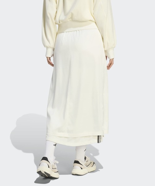 adidas（アディダス） スカート ラックスフロー サテン レイヤード